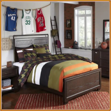 Sauder 8872 - 538 : Giường Ngủ Châu Âu - Twin Size 